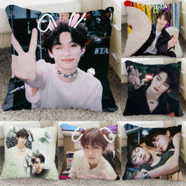 梓渝周边抱枕逆爱郑朋图片双面diy制作沙发靠枕被子俩用办公室靠