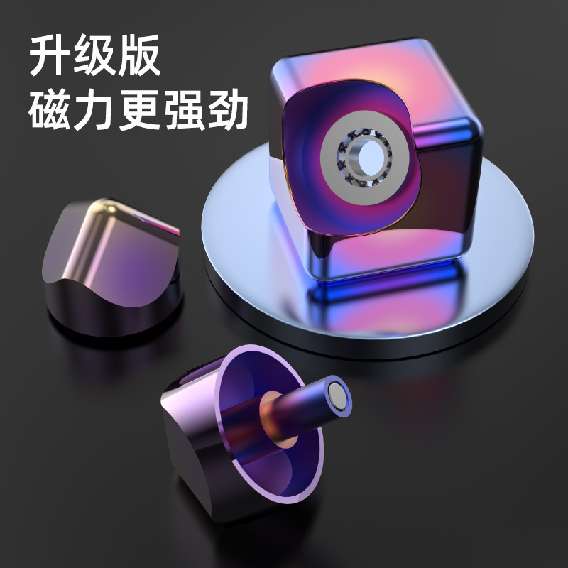 メーカー直販ハンドヘルド指先ルービックキューブのデスクトップ回転減圧玩具アマゾンのディザトーンネットの赤い起爆金|undefined