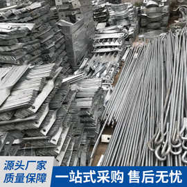 预埋路基电缆井镀锌挂钩铁加工件1.44 电缆井电线缆挂钩 异形钩件