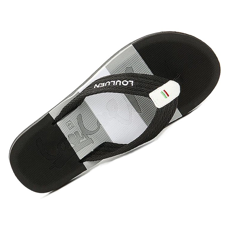 Европейские и американские трансграничные шлепанцы, мужские летние нескользящие пляжные тапочки, шлепанцы, мужские сандалии, повседневные сандалии