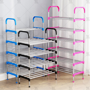 Shoe Rack Simple Multi-Layer Doorway Home Dormitory Narrow Small Rental Room Shoe Cabinet Bedroom Popular 2025 Dormitory