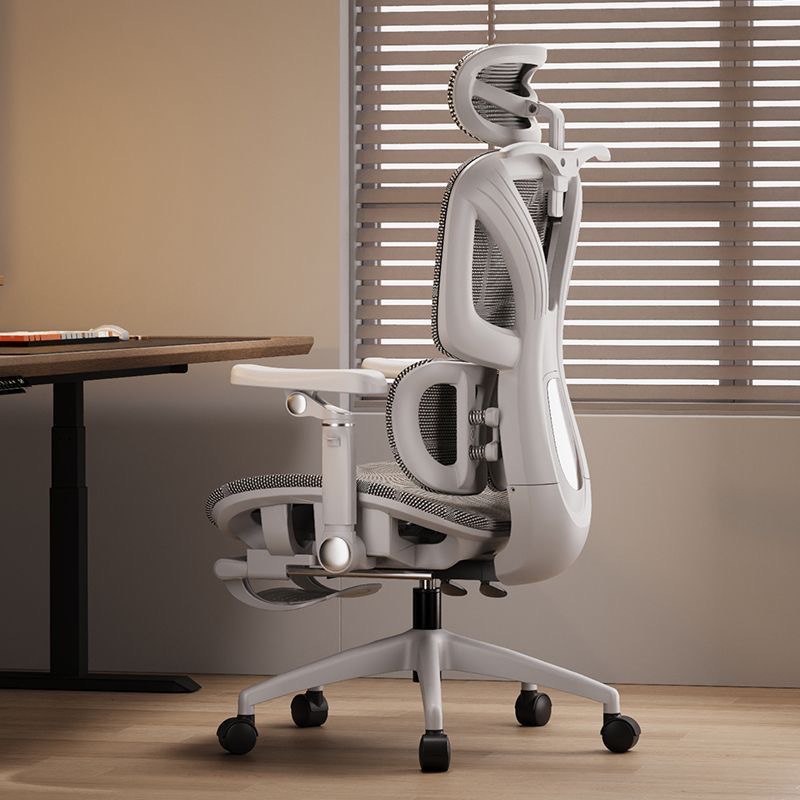 Ergonomic Chair, Waist-Protecting Computer Chair, Comfortable Home Chair for Long Sitting, Gaming Chair, Reclining Office Chair for Men