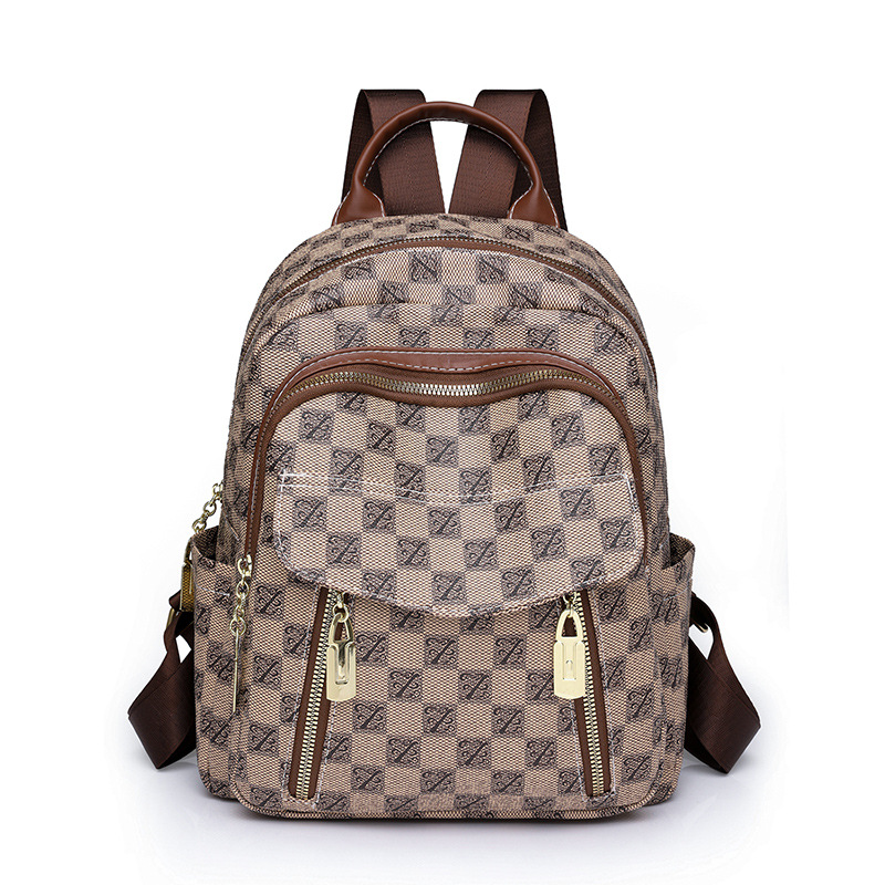 2023 invierno nuevo estilo casual señoras cuero suave mochila moda salvaje urbano viaje mochila mochila escolar marea