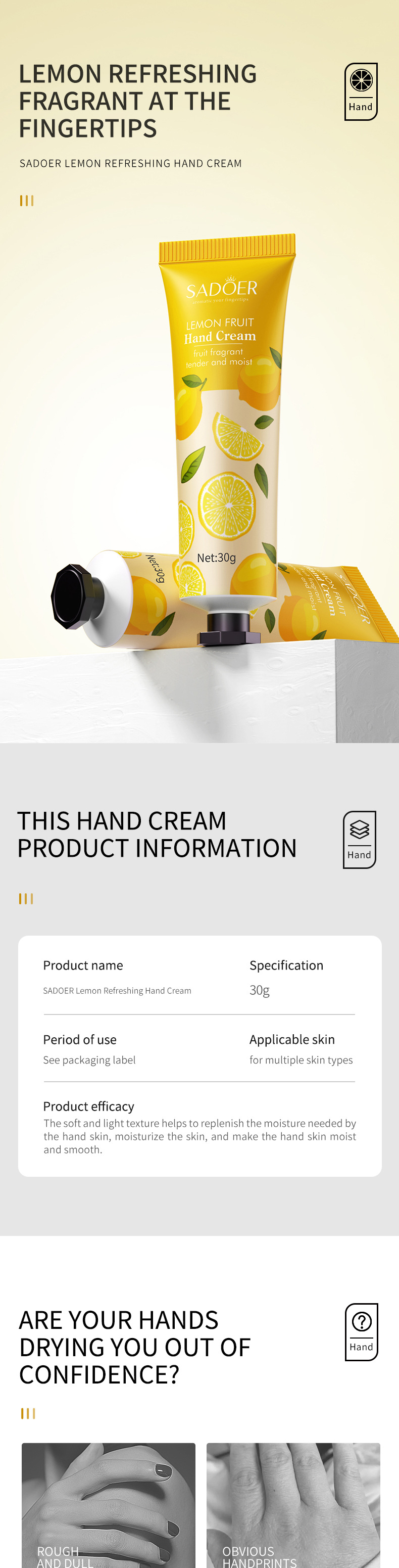 Solid Color Hand Cream Simple Style Body Care Personal Care display picture 59