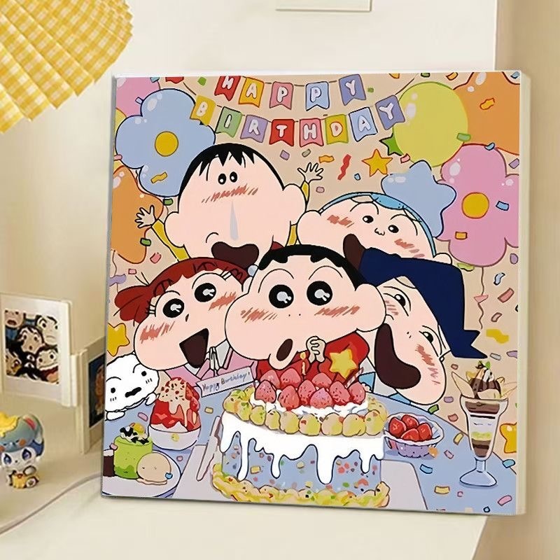 现货批发数字油画diy填色儿童简约手绘涂鸦新中式摆摊丙烯油画|undefined