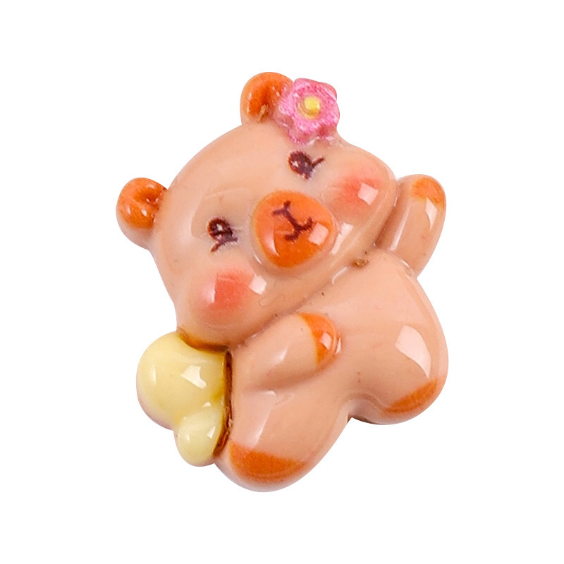 漫画立体アクセサリーカピバラカピバラ diy 水カップ漫画ステッカー靴花アクセサリー冷蔵庫マグネットヘアピンアクセサリー|undefined