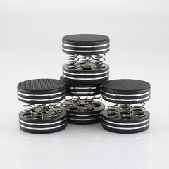 Four aluminum alloy speaker shock-absorbing feet pads springs anti-slip mats hi-fi amplifier CD player speaker stands shock-absorbing feet nails