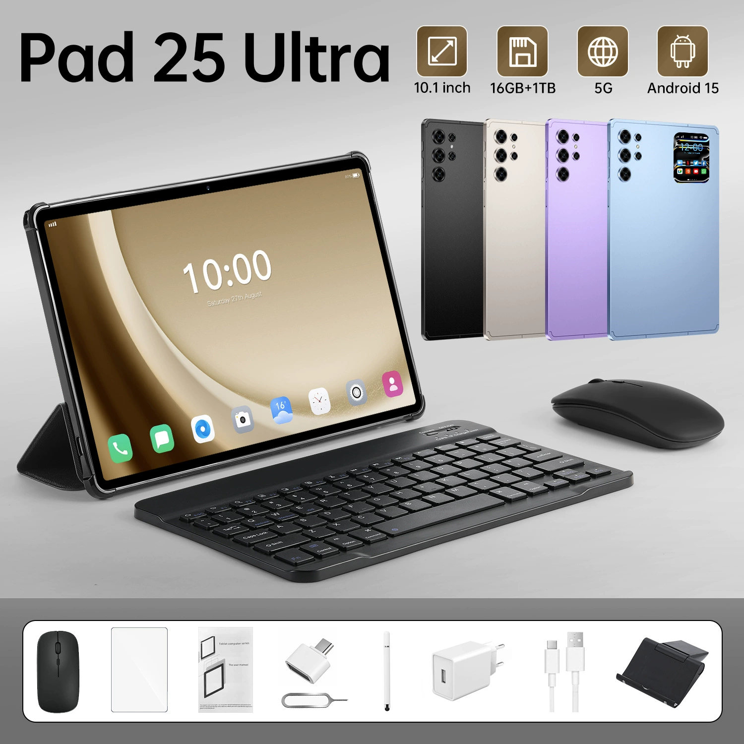 Планшет (Pad) Pad 25 Ultra — 10,1″, 4 ГБ + 32 ГБ, восьмиядерный, 4G