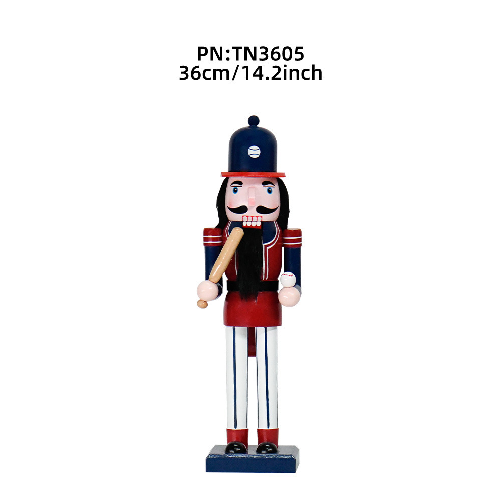 36cm ruso Cascanueces soldado profesional muñeca de madera dibujos animados decoración del hogar ratón rey
