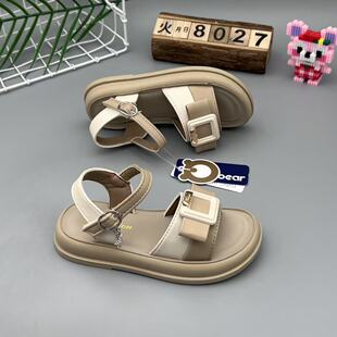 Girls' Sandals Light Sole 2025 Spring and Summer New Children's Shoes Casual Sports Beach Shoes Fashion Color Matching Sandals
