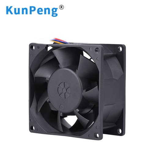 DC8038 violent fan 8cm brushless motor DC fan speed measurement alarm function high speed cooling fan