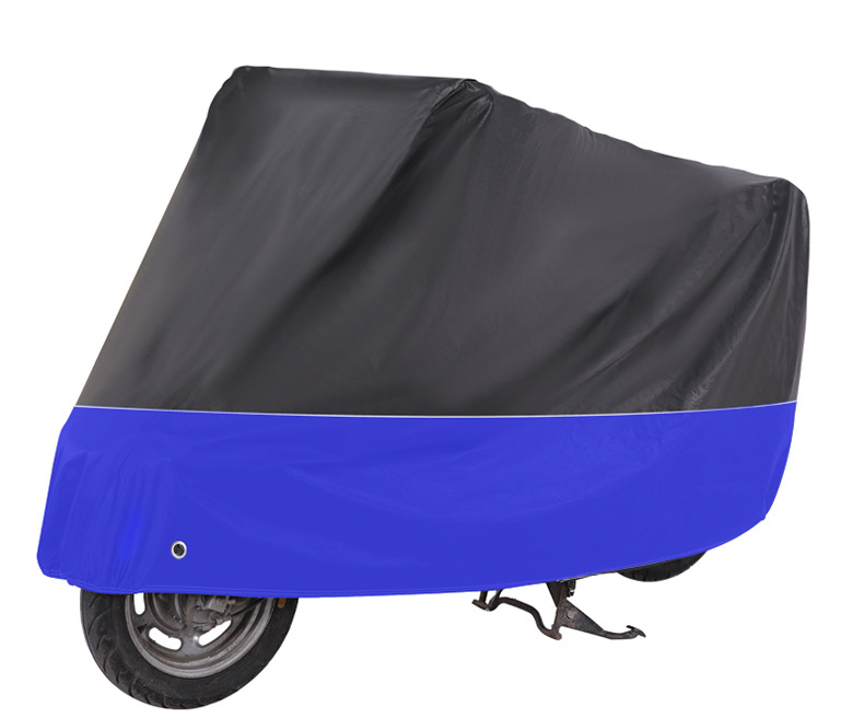 Motorcycle Cover Rain-proof Sun-proof Thickened Motorcycle Car Cover Rain-proof Snow-proof Motorcycle Cover Thickened and Long