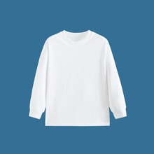 女童短袖t恤2023年夏季新款男童儿童中大童白色纯棉半袖男孩夏装