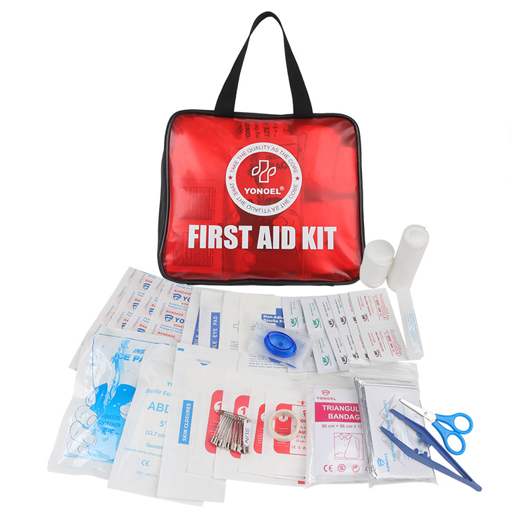 Factory Direct Sales First Aid Kit Pu Waterproof Emergency Medical Kit Outdoor Home Car Travel First Aid Kit