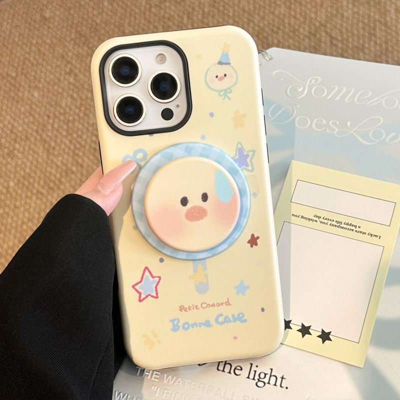 マグネット式スタンド付きスマホケース Apple iPhone16promax対応 13 かわいい動物柄 15 ハード 14 フィルム 17|undefined
