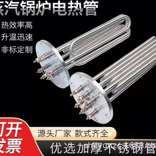 Steaming machine steam generator 140 flange boiler electric heating tube commercial heating rod tube 220V380V6KW