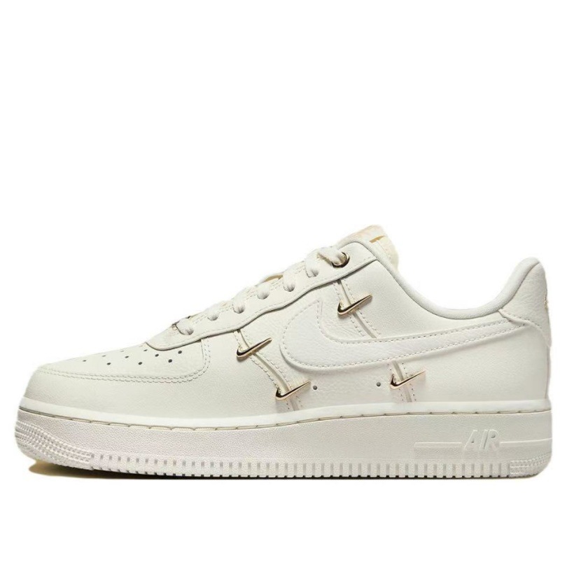 Nuevo año de caballo Air Force 1 pequeño zapato blanco de cuero de goma suela alta antideslizante desgaste zapatos casuales neutros