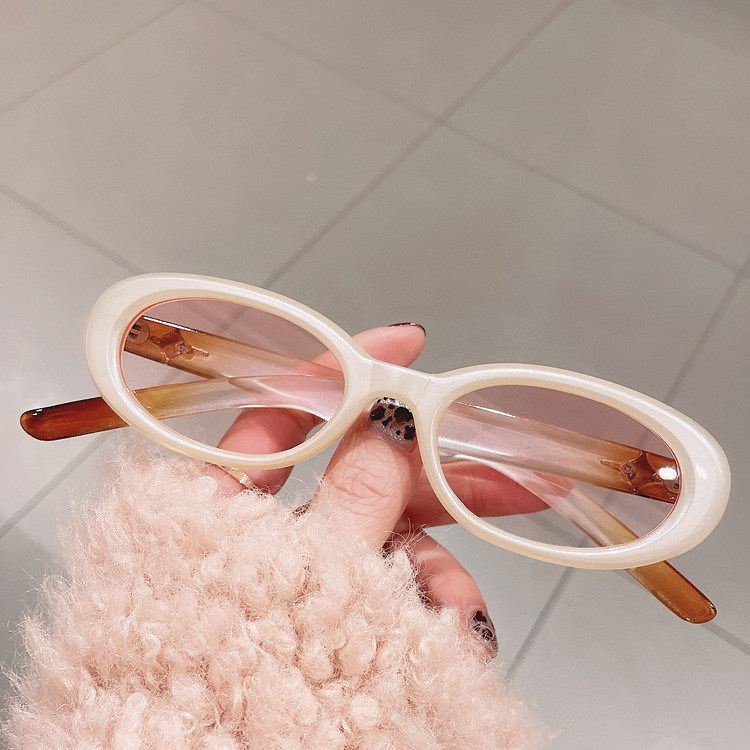 Ac, UV400 Protection Lens Material Square Glasses Style Retro Sweet Solid Color Ac UV400 Protection Square Full Frame Women's Sunglasses
