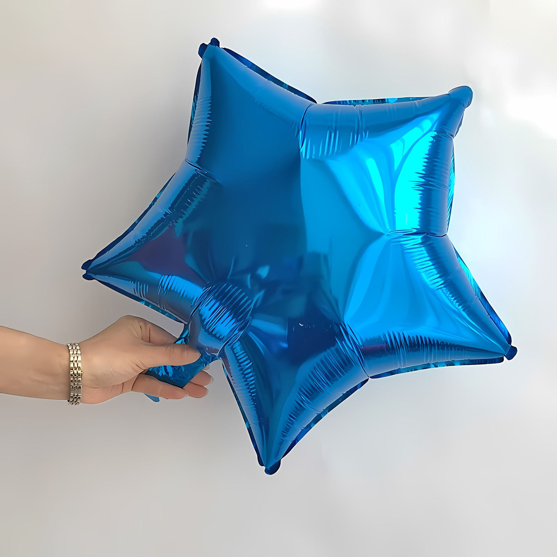 Globo de Papel de Aluminio de Estrella de Cinco Puntas de 18 Pulgadas, Color Liso, Decoración para Fiestas de Cumpleaños, Bodas, Eventos, Celebraciones