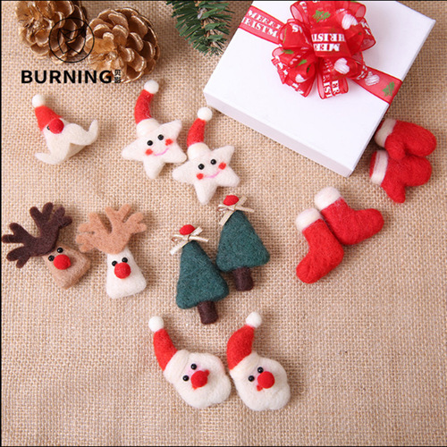 Cross-border new product felt frog eye Halloween eye wool felt poke play hair accessories handmade decoration accessories