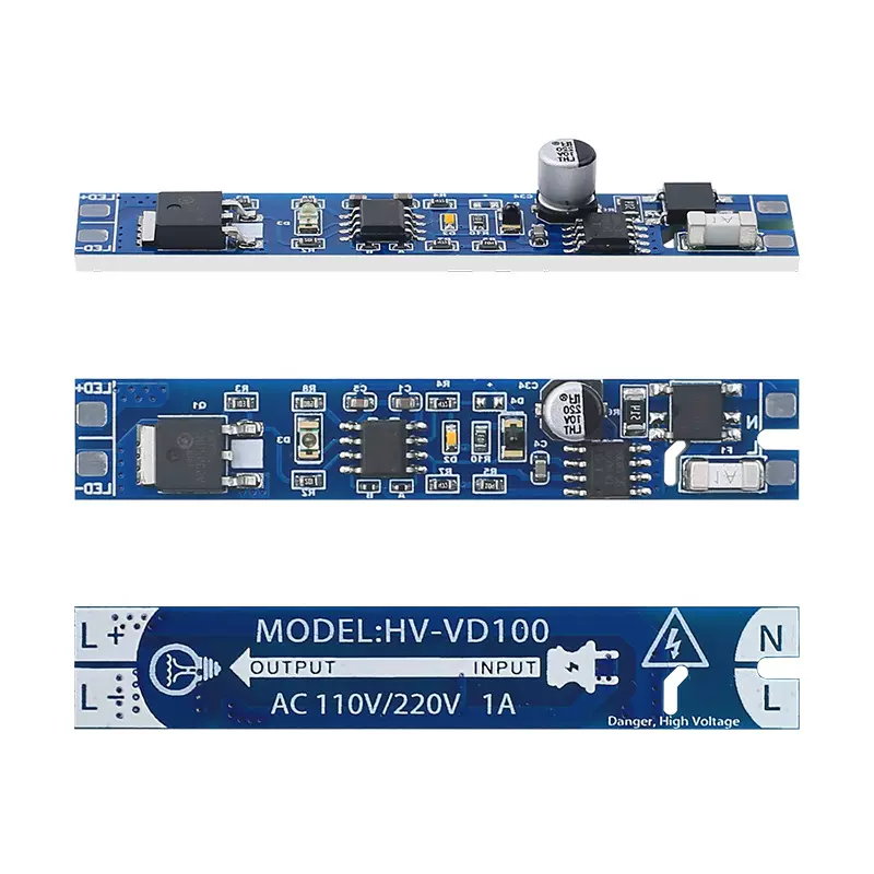 隔空高压手扫感应开关220V隐藏穿透远距离110V铝条线条灯开关