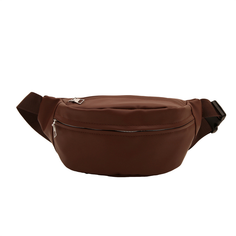 Bolsa de pecho de invierno nuevo estilo estilo coreano moda deportiva estilo occidental cremallera cintura de mujer correa de hombro ancha multicompartimento ins bandolera