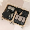 Black set for traveling, storage system, full set