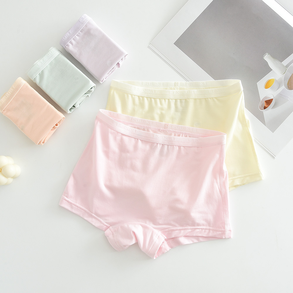 ETX girls' underwear modal boxer pants seamless quick-drying large children's boxer shorts student cotton underwear wholesale