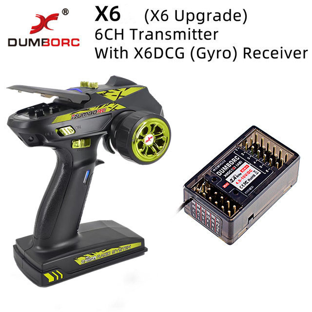 Dumborc Dumbo X6 control de la pistola de control remoto de recepción 2,4g coche modelo de nave modelo de tanque diferencial de Control Híbrido giroscopio