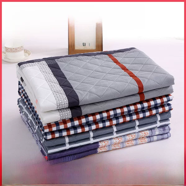Diaper Mat for the Elderly Waterproof Washable Queen Size Bed Care Mat Auntie Mattress Menstrual Mat Ultrasonic Pressure Line Urine Mat