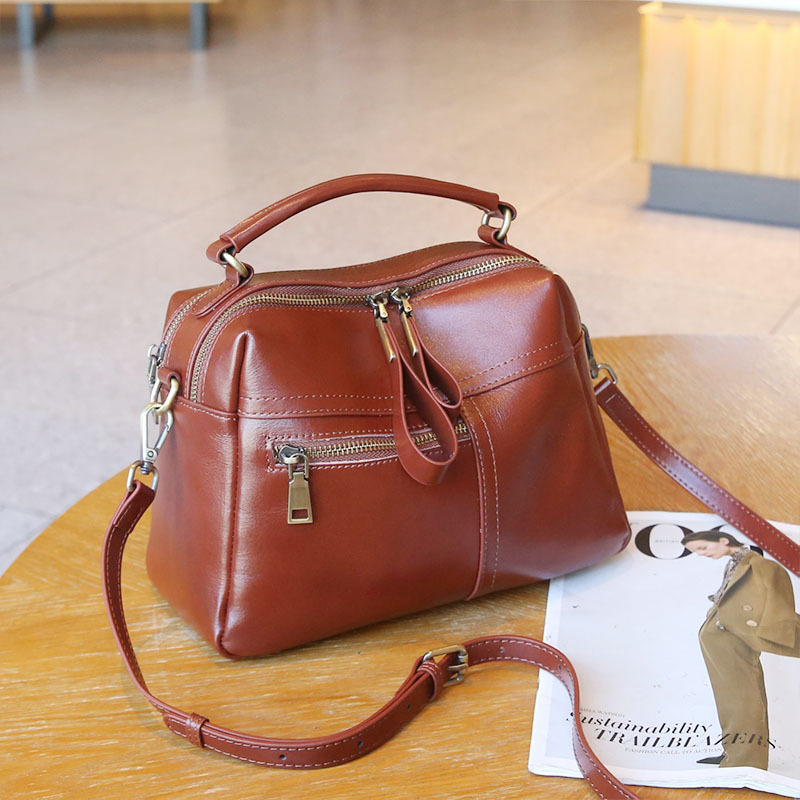 Bolso para mujeres otoño / invierno 2024 nueva moda bolso de mano de gran capacidad bolso de cuero bolso de nicho de textura