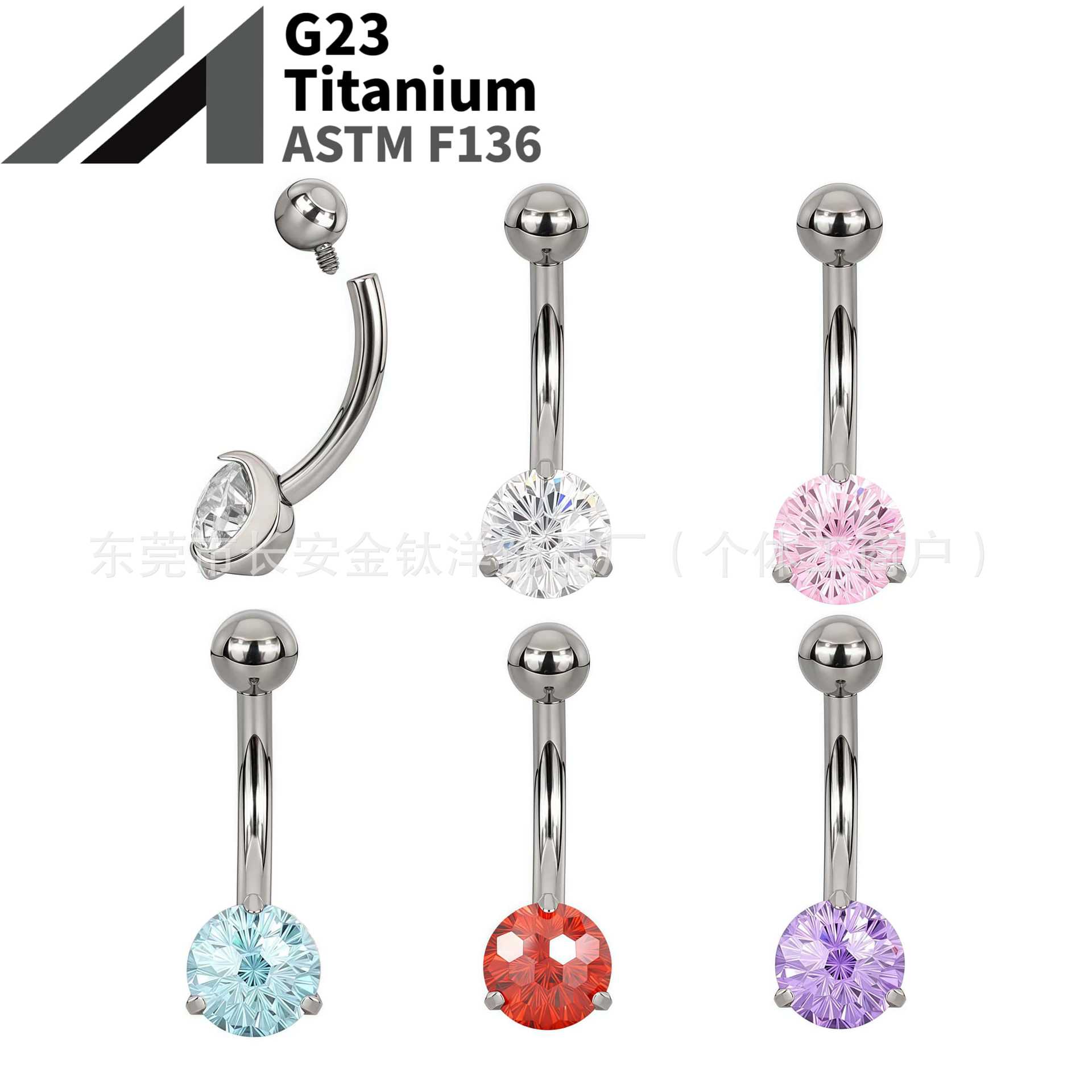 16G labret stud size and finish detail