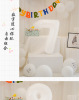 White digital cartoon balloon, evening dress, layout, 34inch, wholesale