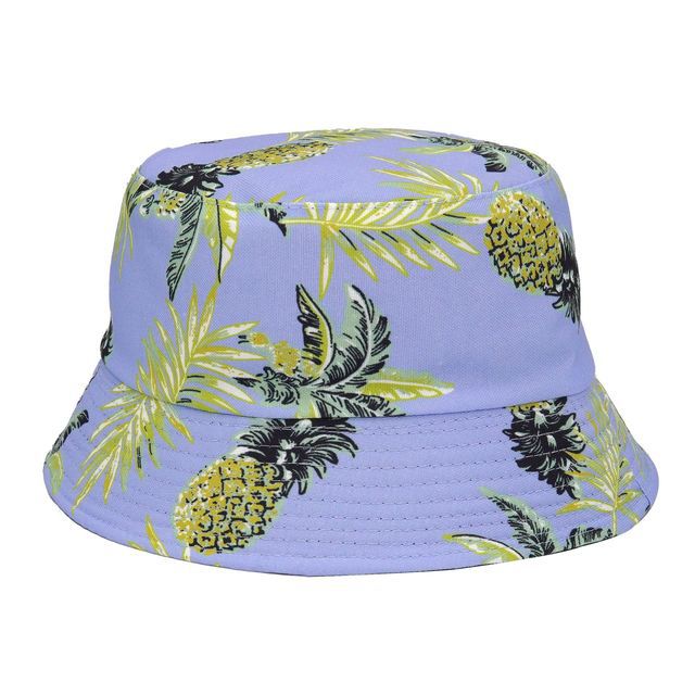 Sombrero de Sol de verano Sombrero de cubo de pato amarillo reversible para hombres