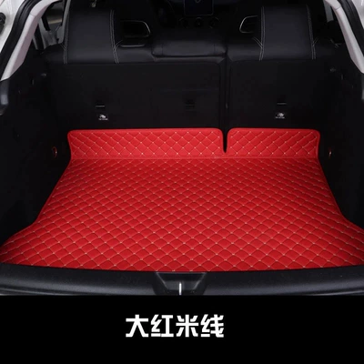 Trunk Mat Odorless Full-Coverage Car - bright-red-beige-high-edge-cross-border-supply-only-small-package-delivery24-hour-express-delivery
