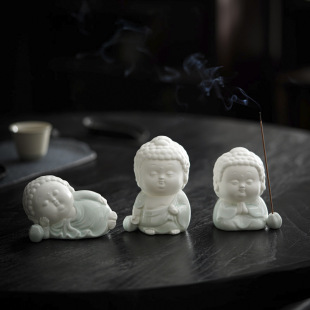 Creative Zen Ceramic Aromatherapy Stove Ornaments for Home Indoor Tea Pets Tea Table Incense Burner Incense Holder Incense Device