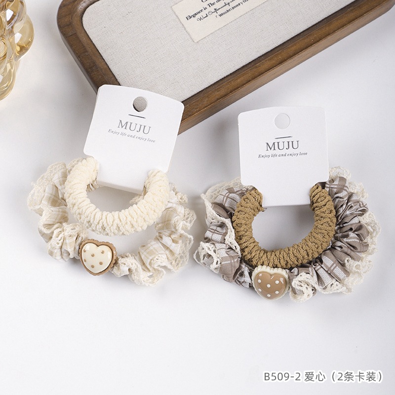 Ligas coreanas premium para cabello