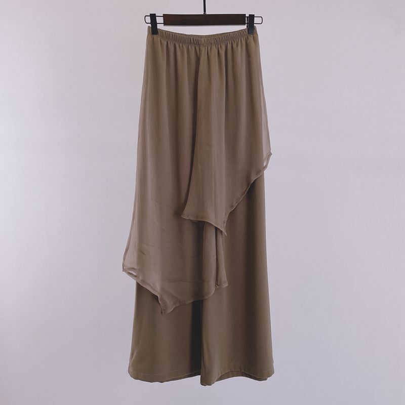 New Style Classical Dance Elegant Chinese Style Dance Pants and Skirts Practice Clothes Wide-Leg Pants Modern Dance Practice Pants Performance Clothing