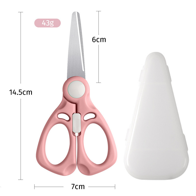 tijeras de cerámica para bebés tijeras de cerámica para bebés tijeras de alimentos portátiles tijeras de carne tijeras de alimentos al por mayor