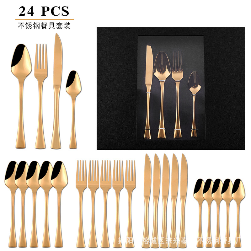 304 스테인레스 스틸 식기 스테인레스 스틸 나이프와 포크 스푼 호텔 스테이크 나이프와 포크 학생 휴대용 식기