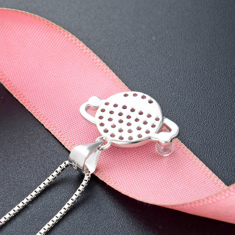 S925 plata esterlina Dream Planet colgante de moda ligera de lujo femenina estilo de diamantes personalidad universal colgante de nicho un cabello