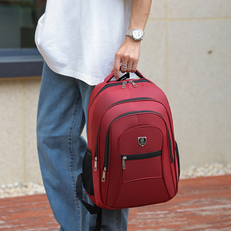 Mochila unisex de negocios mochila de carga USB bolsa de ordenador de gran capacidad bolsa de viaje deportiva