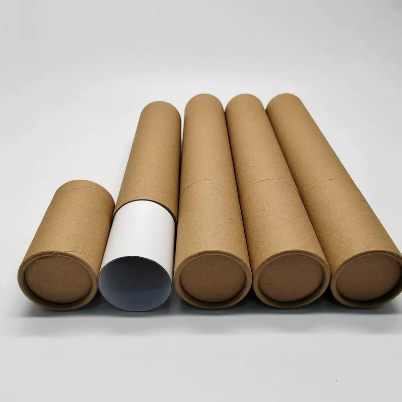 纸筒纸管牛皮纸圆筒对联纸管纸筒包装纸筒海报筒书画筒纸轴手绘