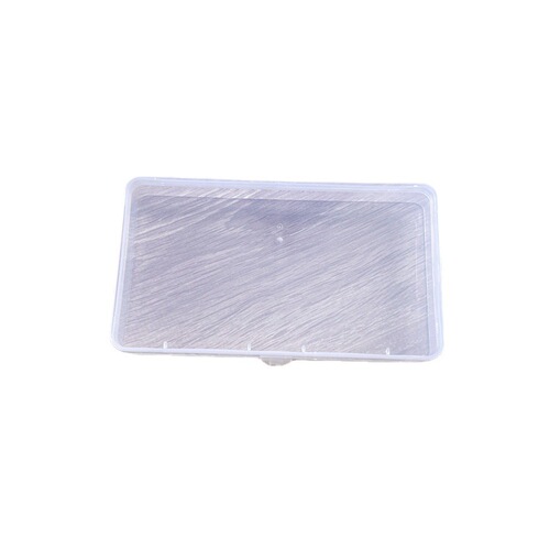 PP transparent empty box with lid plastic sample box jewelry electronic components packaging box fishing gear fish hook storage box