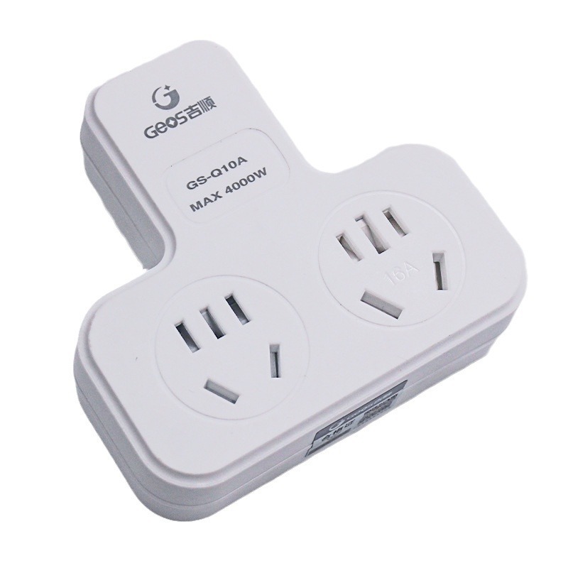 Jishun 10a a 16a convertidor de socket inalámbrico enchufe uno a dos de alta potencia 4000w enchufe especial de aire acondicionado