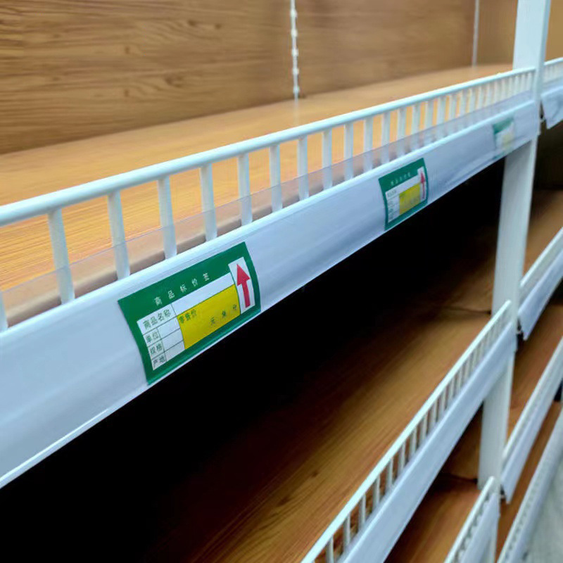 Estantes de supermercado laminados barrera de plástico barrera image 5