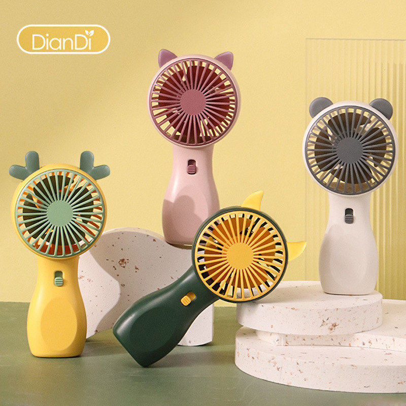 Source factory portable handheld small fan mini pocket silent usb charging with light desktop fan wholesale