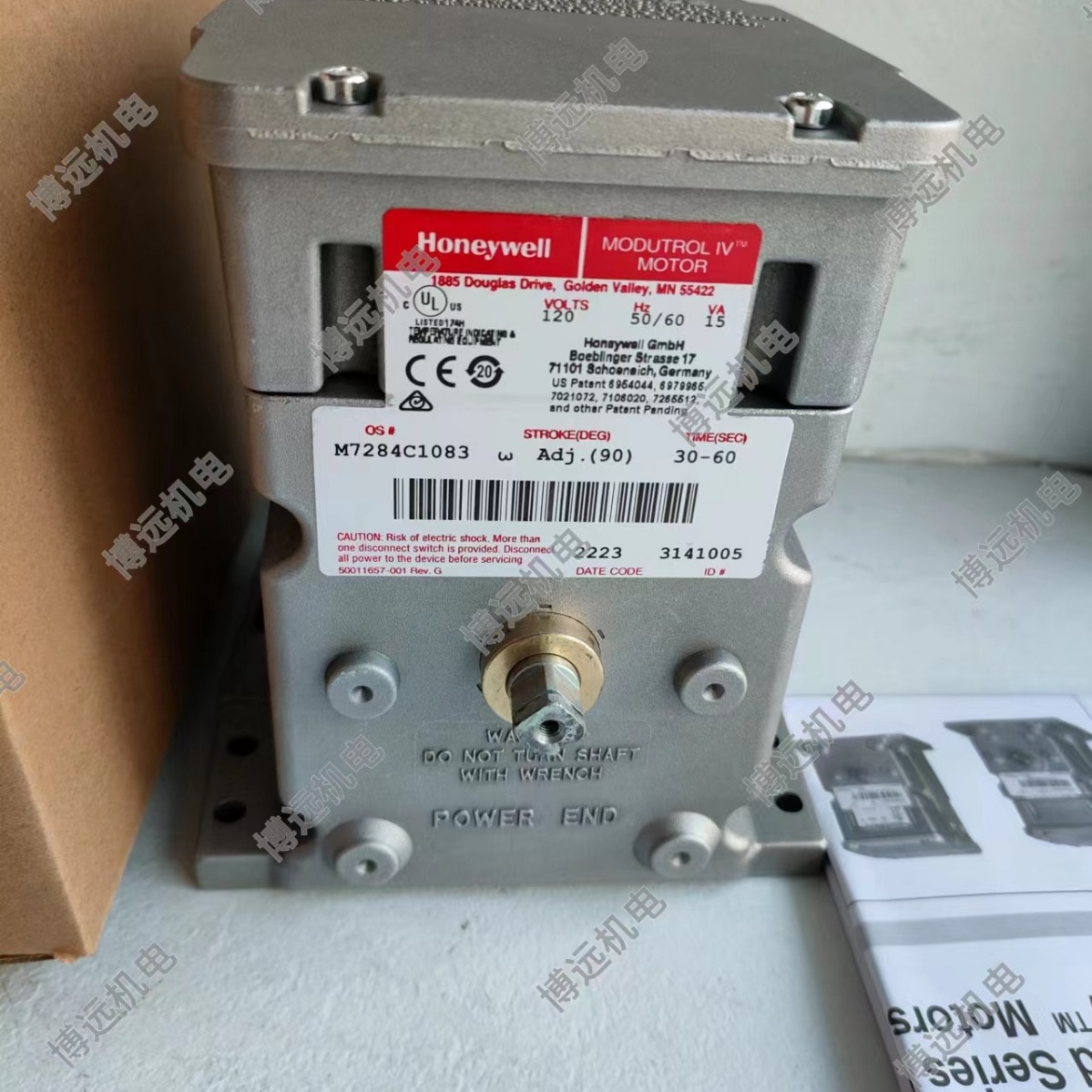 Honeywell执行器M7284C1000伺服马达 燃烧器马达M7284A1004