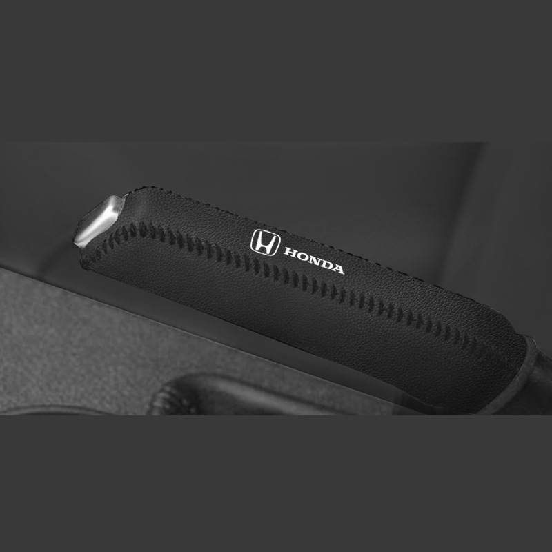 Suitable for Cross-Border Toyota Honda Mitsubishi Mazda Hyundai Kia Suzuki Brake Lever Handbrake Cover Handle Microfiber Leather