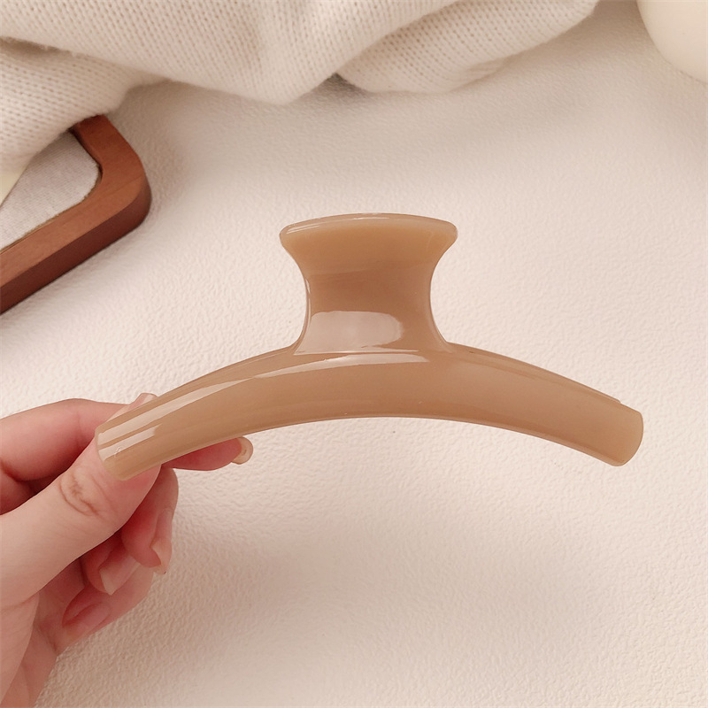 Pinza de Tiburón para Cabello Tamaño Grande de Plástico y Resina
